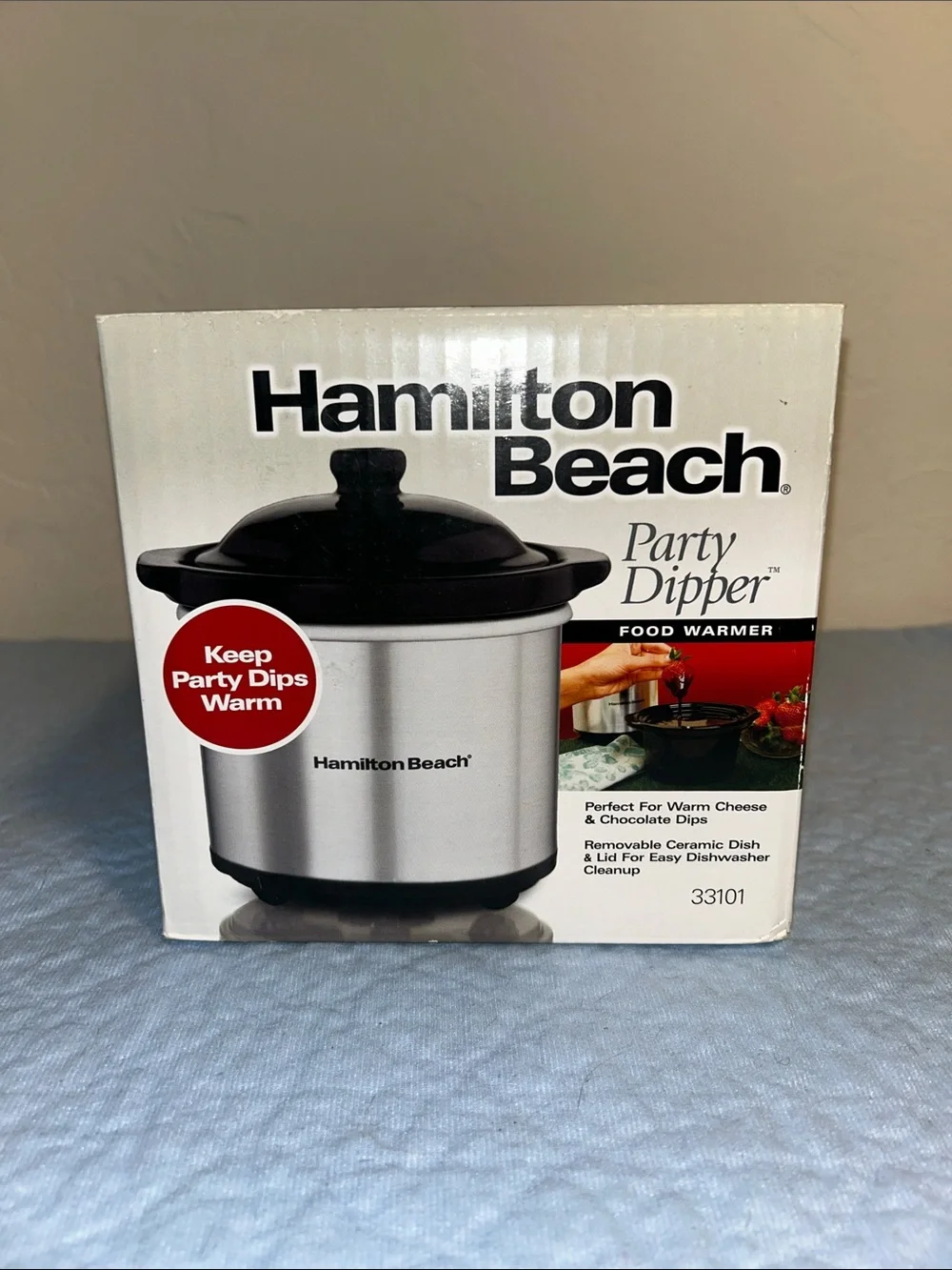 Hamilton Beach Party Dipper 16 oz. Food Warmer Keeps Dips Warm Crockpot